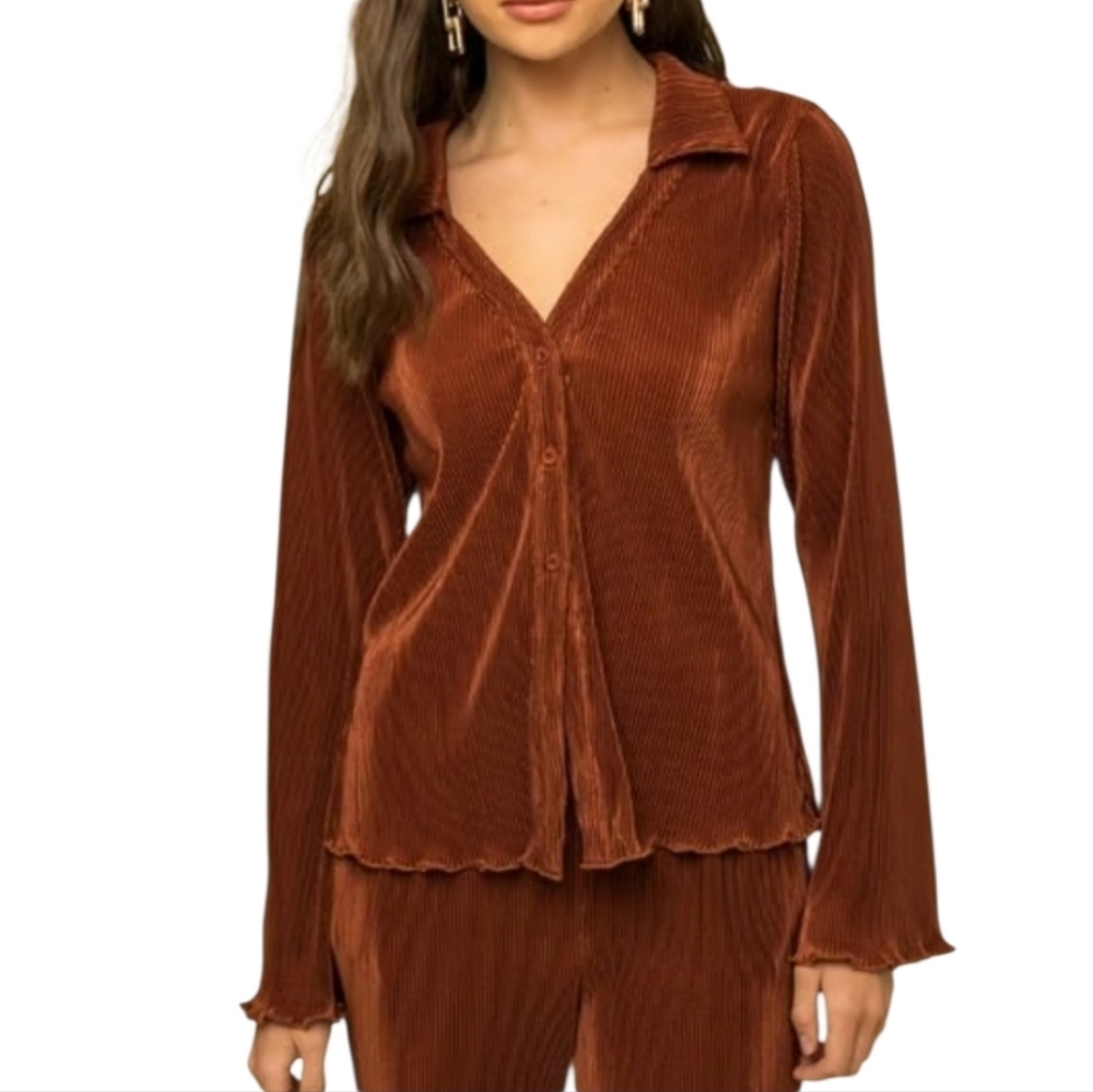 Women's Gilli Button Down Top Sz Medium